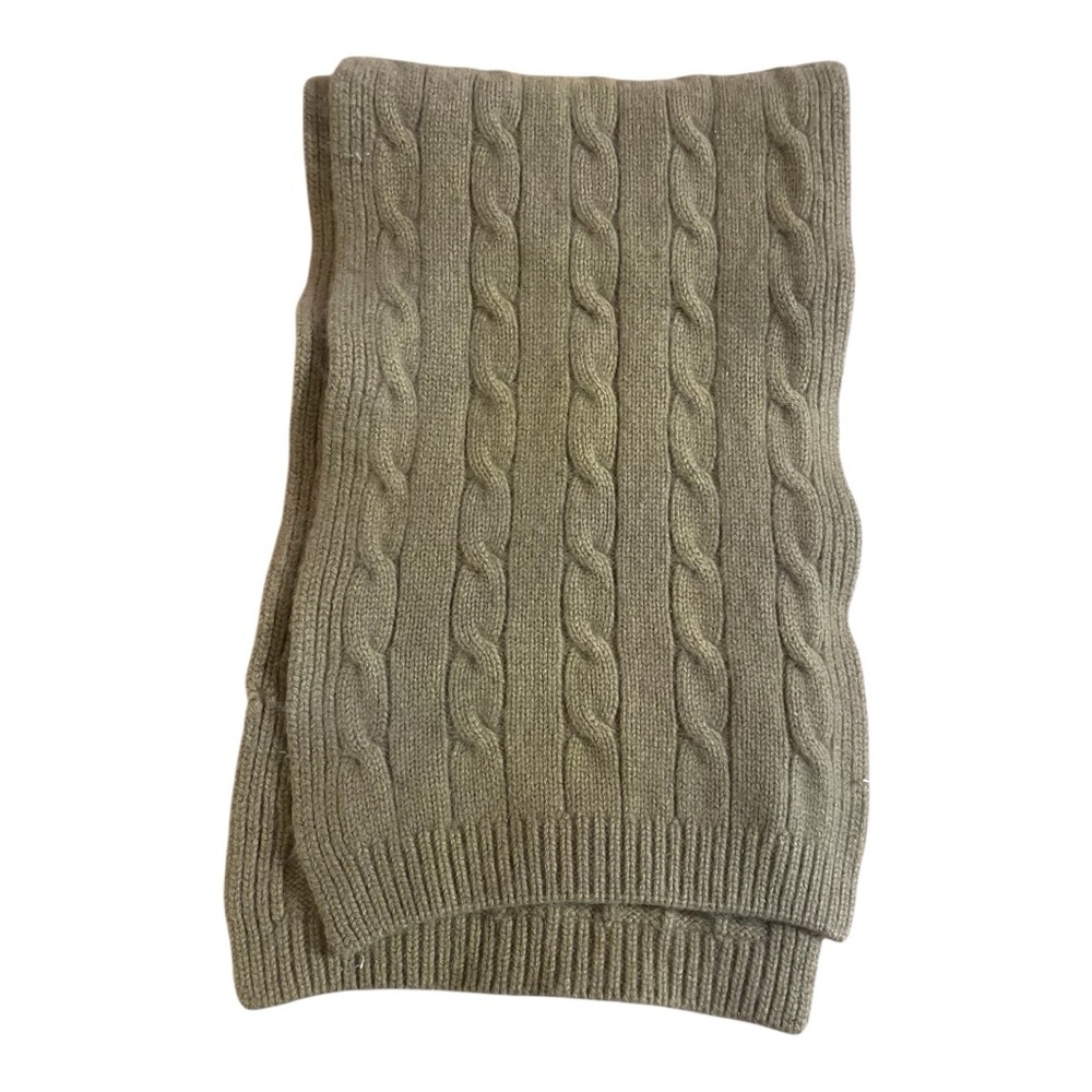 Brooks Brothers Cashmeres Scarf Tan - Picture 7 of 12